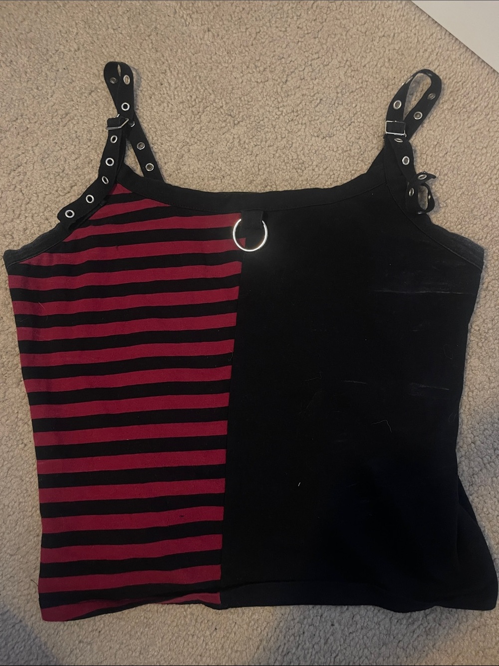 Hot topic cropped tank top